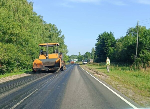 На дороге Суземка-Трубчевск идут ремонтные работы