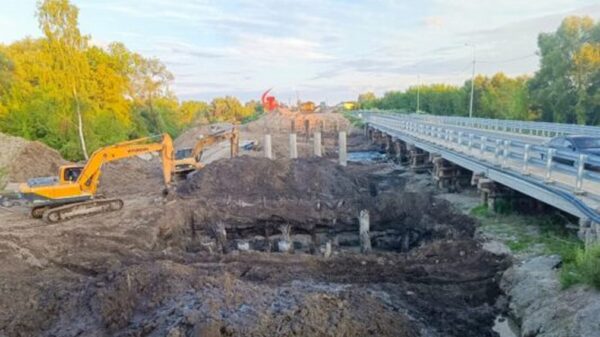 В Почепе строят новый через Судость