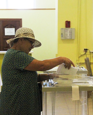 В Жуковке продолжается голосование