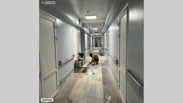 Вышел на финишную прямую капремонт Брянской областной больницы №1