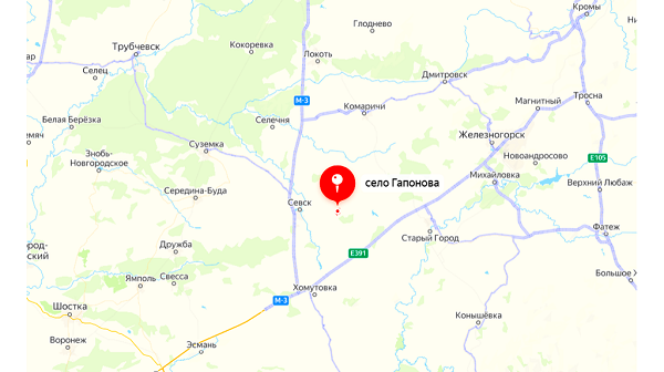 В Севском районе  Брянщины обезвредили авиационный снаряд ВСУ мощностью 100 килограммов тротила