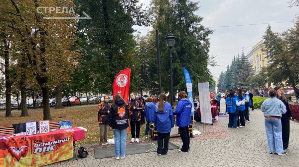 В сквере Карла Маркса проходит Фестиваль #20летДобраНаБрянщине
