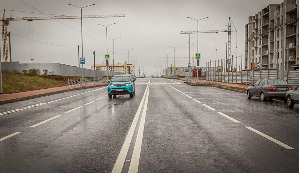 В Брянске завершилось строительство улицы Николая Амосова