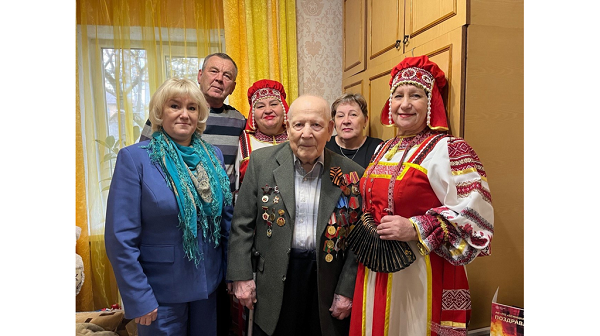 Брянский ветеран войны отпраздновал 99-летие