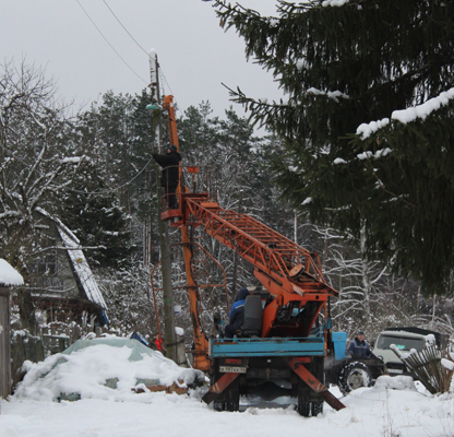 В Жуковском округе устраняют последствия снегопада
