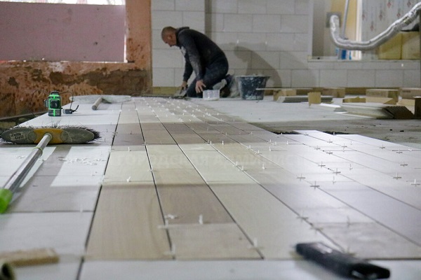 В школе №52 Брянска идет капитальный ремонт