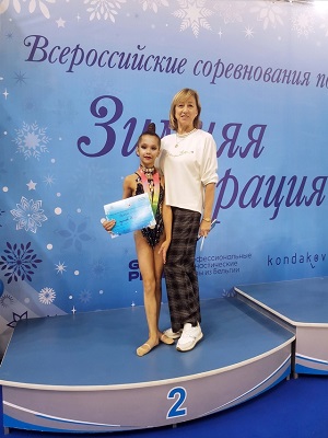 Жуковская спортсменка стала серебряным призером  Всероссийских соревнований по художественной гимнастике