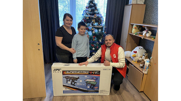 Новогоднее желание Арсения исполнила заместитель губернатора Галина Петушкова