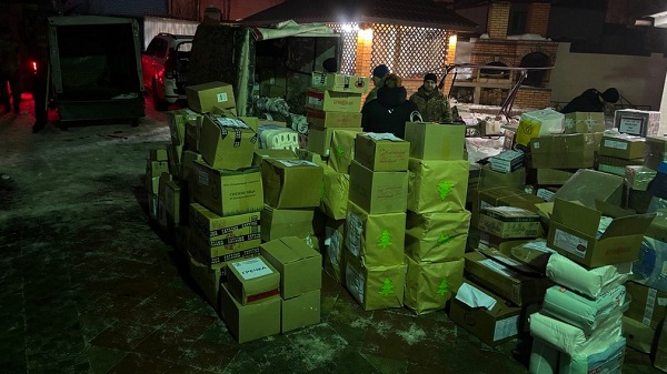 Поздравили бойцов СВО с наступающим Новым годом брянские волонтёры