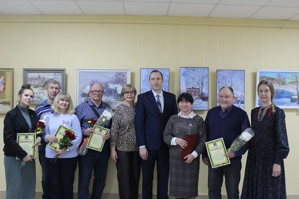 В Жуковской галерее открылась выставка унечских художников