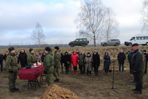 Жуковский округ простился с бойцом СВО