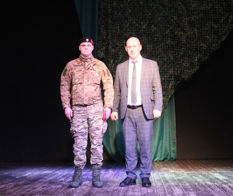 В Жуковском КДЦ прошло торжественное мероприятие, приуроченное к 23 февраля