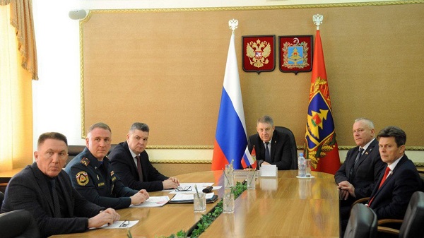 Александр Богомаз принял участие во всероссийском селекторном совещании по готовности к сезонным рискам