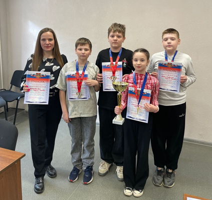 Команда Жуковского Лицея №1 стала победителем областных соревнований по шашкам