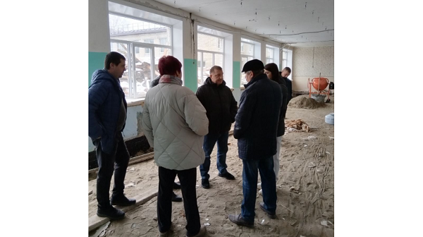 Капремонт Кокинской школы Выгоничского района Брянщины идёт с опережением графика