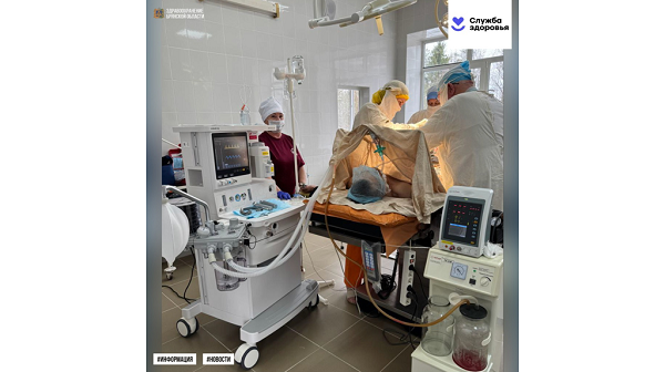 По нацпроекту современный наркозный аппарат получила Дубровская ЦРБ