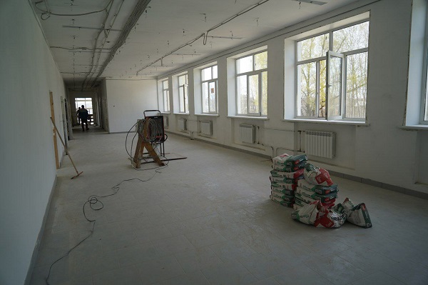 В Злынковской школе №2 Брянщины идет капитальный ремонт