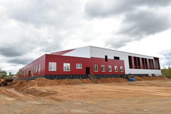 В брянской Клетне продолжается строительство спортивно-оздоровительного комплекса с бассейном