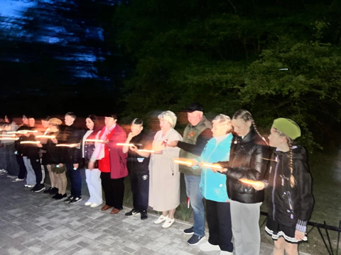 В Речице провели акцию «Свеча памяти»