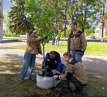 Сотрудники Жуковского веломотозавода приняли участие в акции к Дню Победы