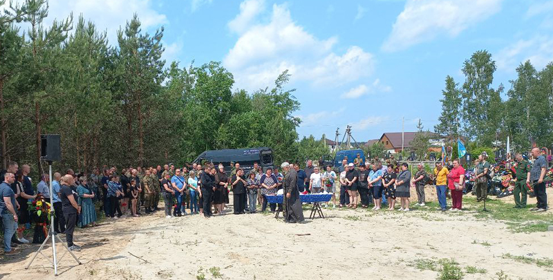 Жуковка простилась с героем-земляком Дмитрием Шилиным