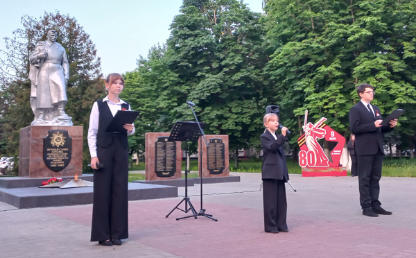 В Жуковке состоялась акция «Свеча памяти»