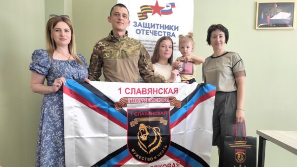 Брянцу Виталию Бирюкову вручена медаль «Участнику спецоперации»