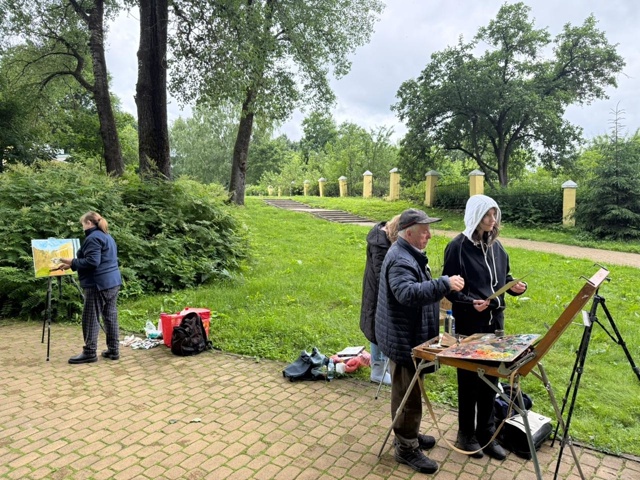 Летний плэнэр в музее Тютчева