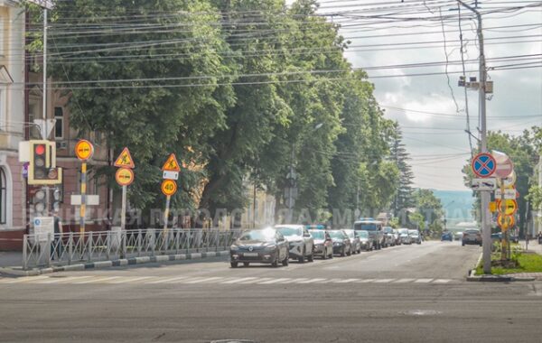 Участок улицы Горького в Брянске расширили до пяти полос