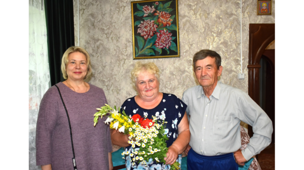 Семейная пара из Жирятинского района отметила золотую свадьбу