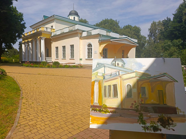 В Овстуге прошёл пленэр, посвящённый памяти Владимира Гамолина