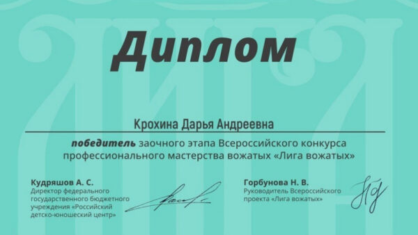 Брянские педагоги допобразования успешно прошли заочный этап конкурса профмастерства вожатых