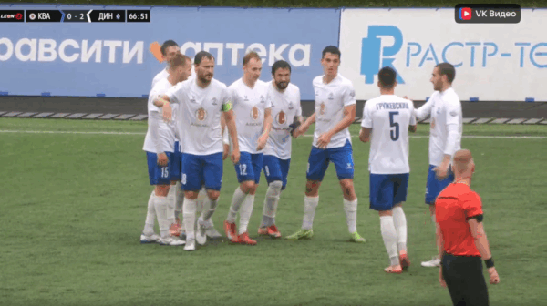 Динамовцы Брянска в гостях обыграли обнинский «Квант»