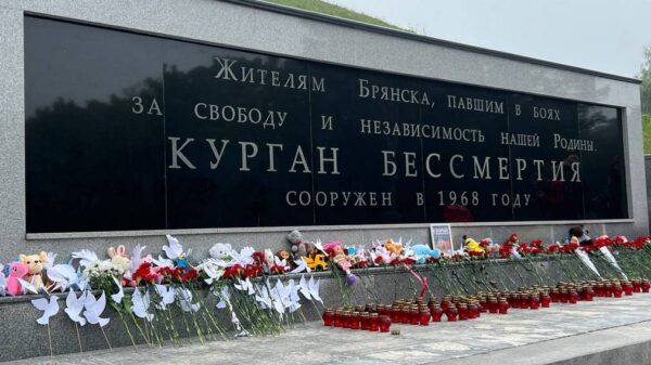 В Брянске прошла акция ко Дню памяти детей — жертв войны на Донбассе