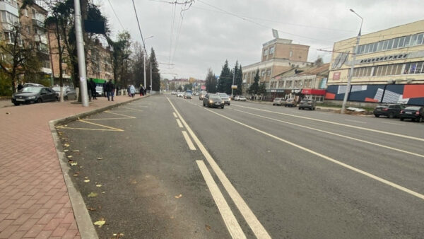 В Брянске по нацпроекту капитально отремонтирована улица Красноармейская