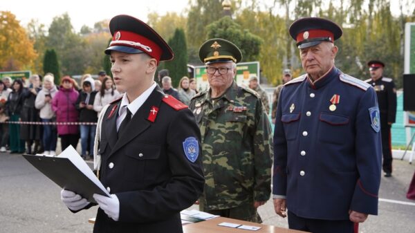 Стародубские кадеты торжественно приняли присягу на верность казачеству