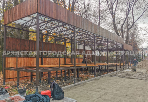 Пара медвежат «поселится» у входа в новый КДЦ в парке Толстого