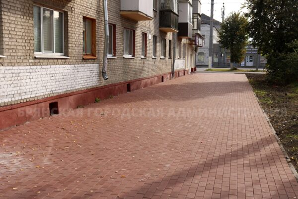 В Брянске отремонтировали улицу XXII Съезда КПСС