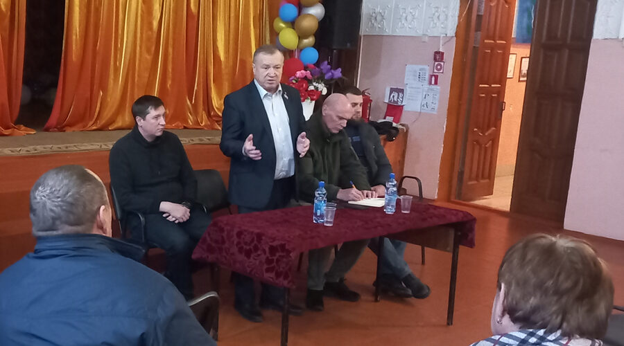 Депутаты Жуковского округа провели встречу с населением в Шамордино