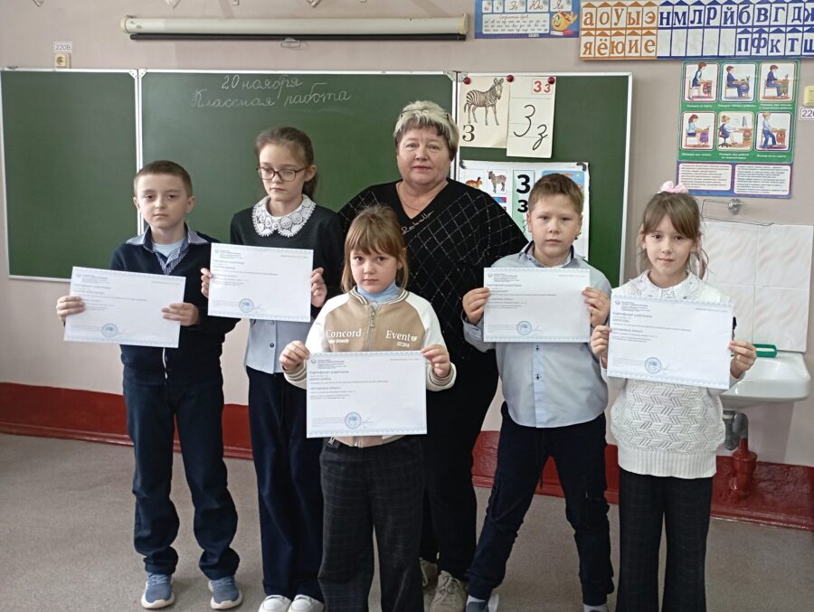 Ученики из села Шамордино Жуковского округа приняли участие во Всероссийской Олимпиаде