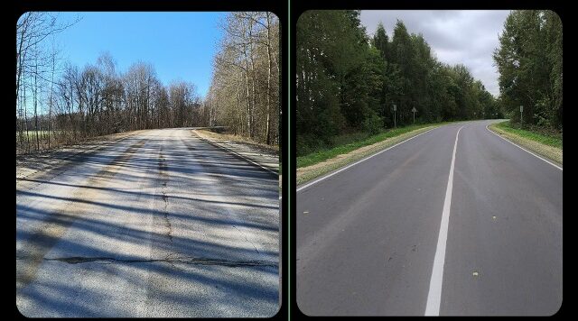 Участок дороги между Стародубом и Новыми Ивайтёнками отремонтирован по нацпроекту