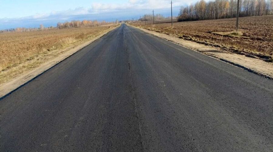 В Красногорском районе идет дорожный ремонт 7-километрового участка