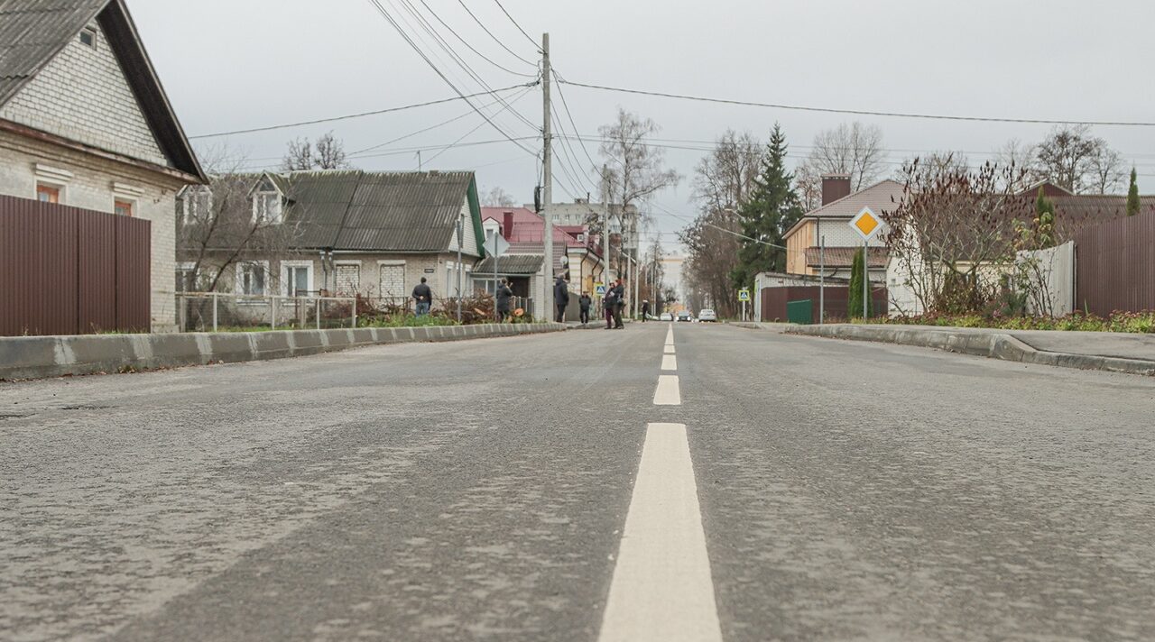 В Брянске завершается капитальный ремонт улицы Калужской