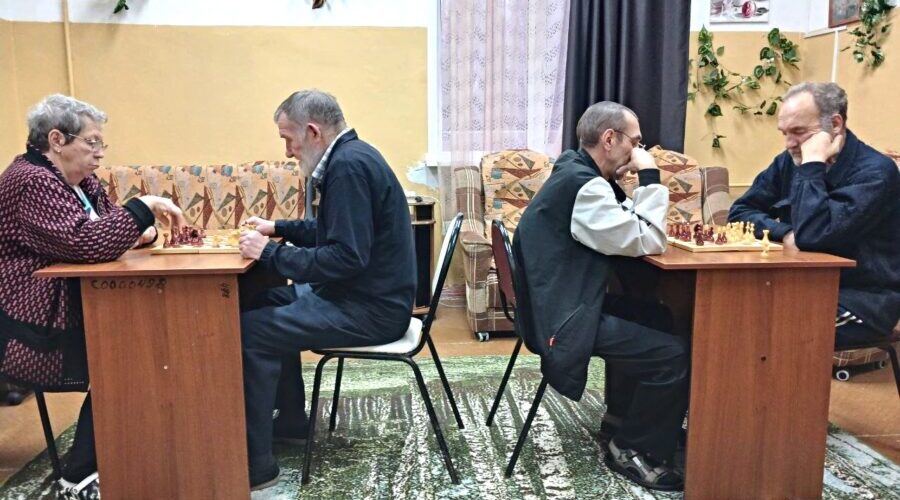 В Жуковском Доме — интернате для престарелых прошёл шахматный турнир