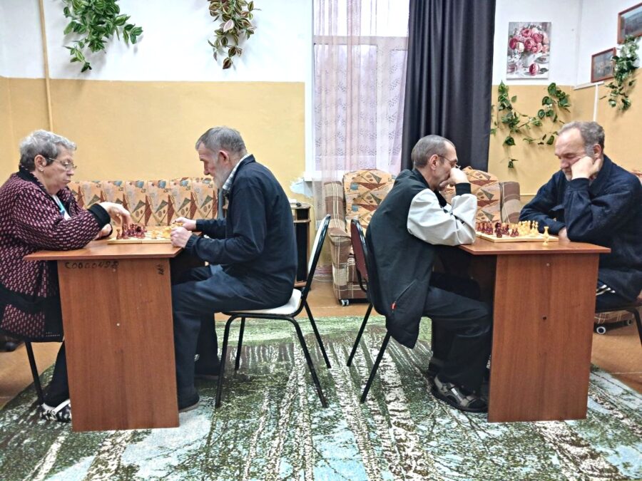 В Жуковском Доме — интернате для престарелых прошёл шахматный турнир