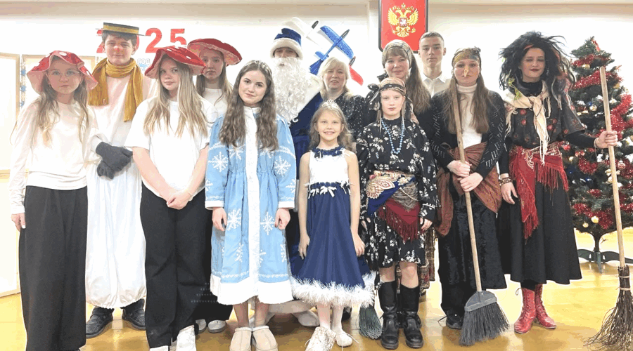 В Жуковском Лицее №1 прошёл предновогодний  спектакль