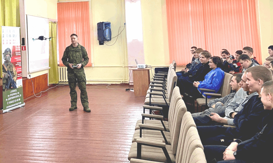 В Жуковском филиале техникума прошла встреча с представителями пункта отбора на военную службу