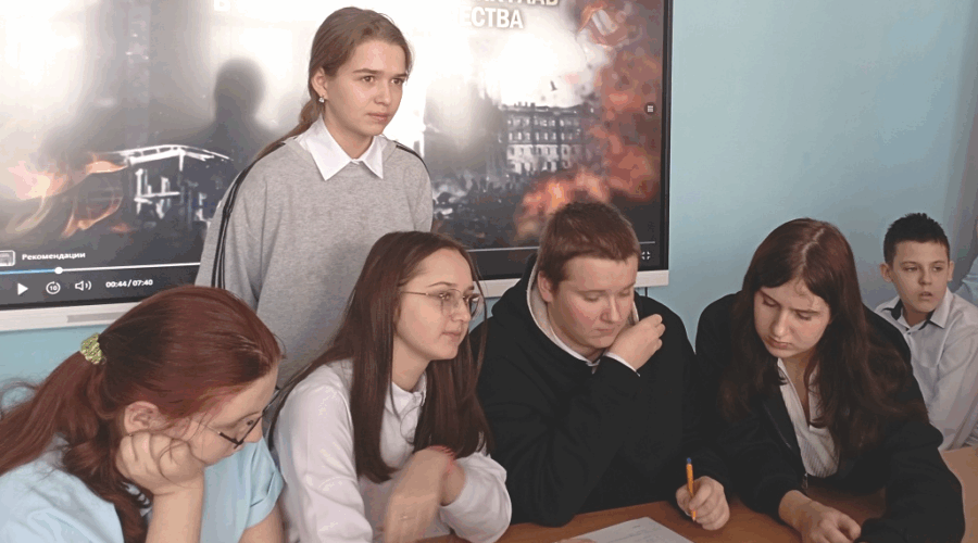 В Шамординской СОШ прошли Уроки мужества