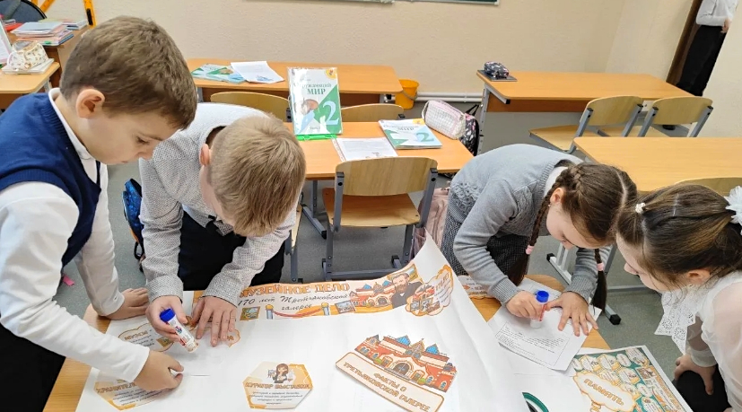 В Троснянской СОШ организовали творческий видеообзор о музейном искусстве