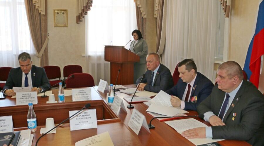 Состоялось заседание комитета по делам ветеранов, участников боевых действий и их семей